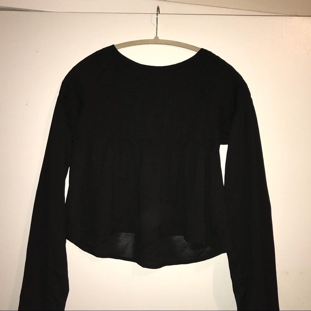Black Staring at Stars top (Anthropologie)